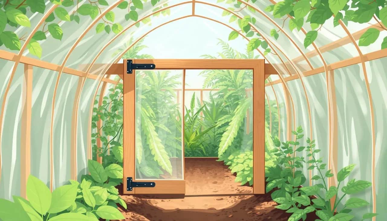 Jak zrobić drzwi do tunelu foliowego, by uniknąć problemów z wilgocią